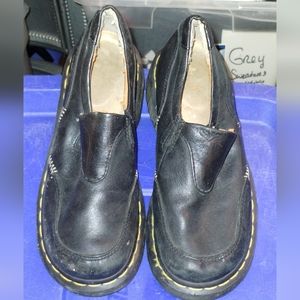 Dr. Martens Black Leather slip on loafer size US 7